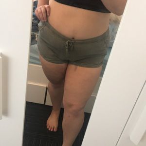 Green Aerie Soft Shorts